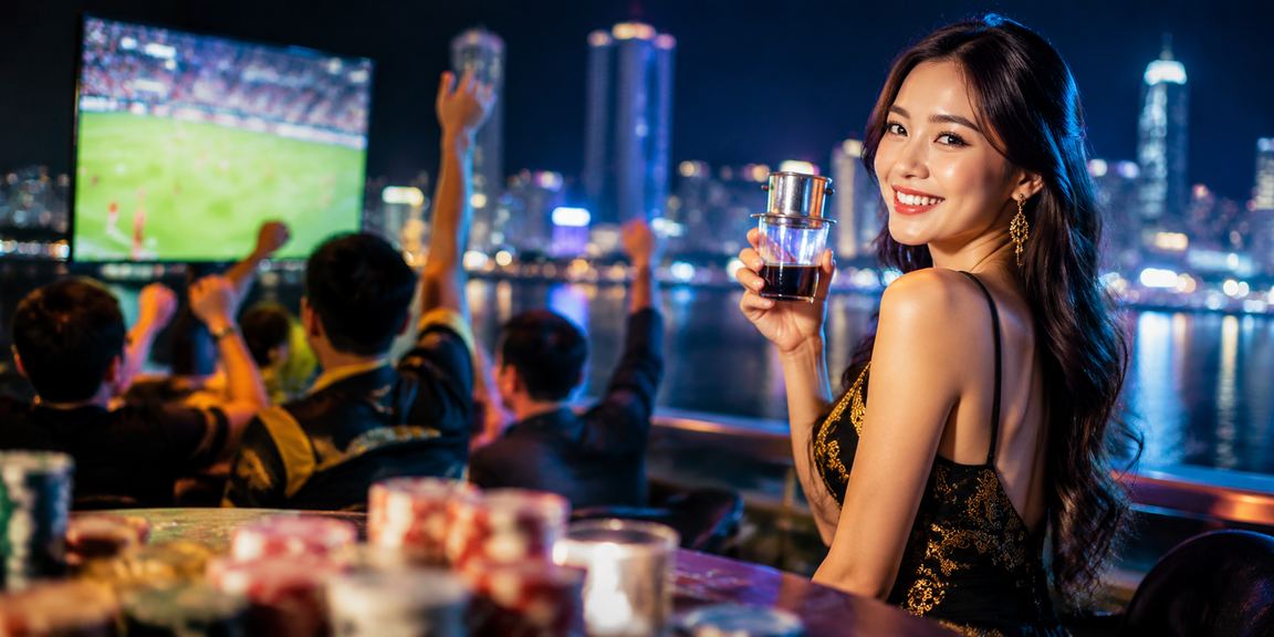 Người dùng Việt Nam xem kèo bóng đá và đặt cược tại quán cà phê ở Nha Trang